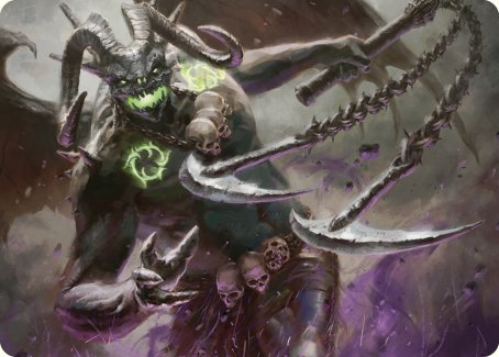 Archfiend of Despair Art Card [Commander Masters Art Series] | Lots Moore NSW