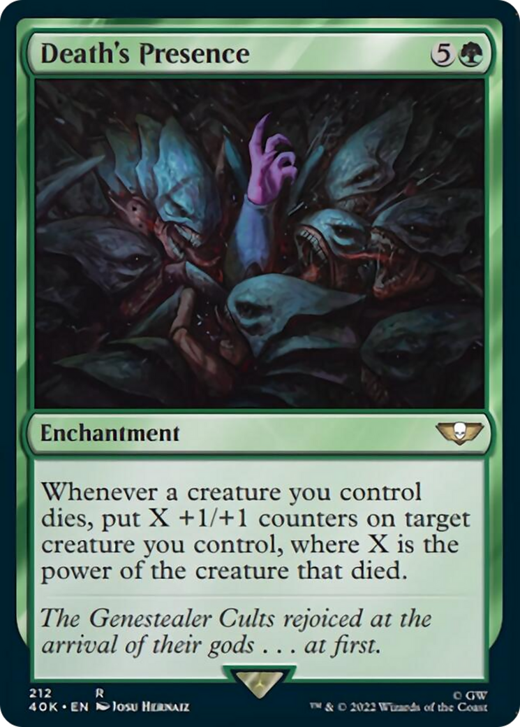 Death's Presence (Surge Foil) [Warhammer 40,000] | Lots Moore NSW