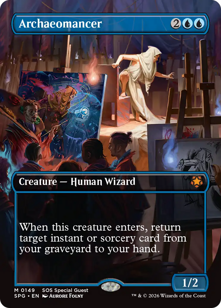 Archaeomancer (Borderless) [Secrets of Strixhaven Special Guests] | Lots Moore NSW