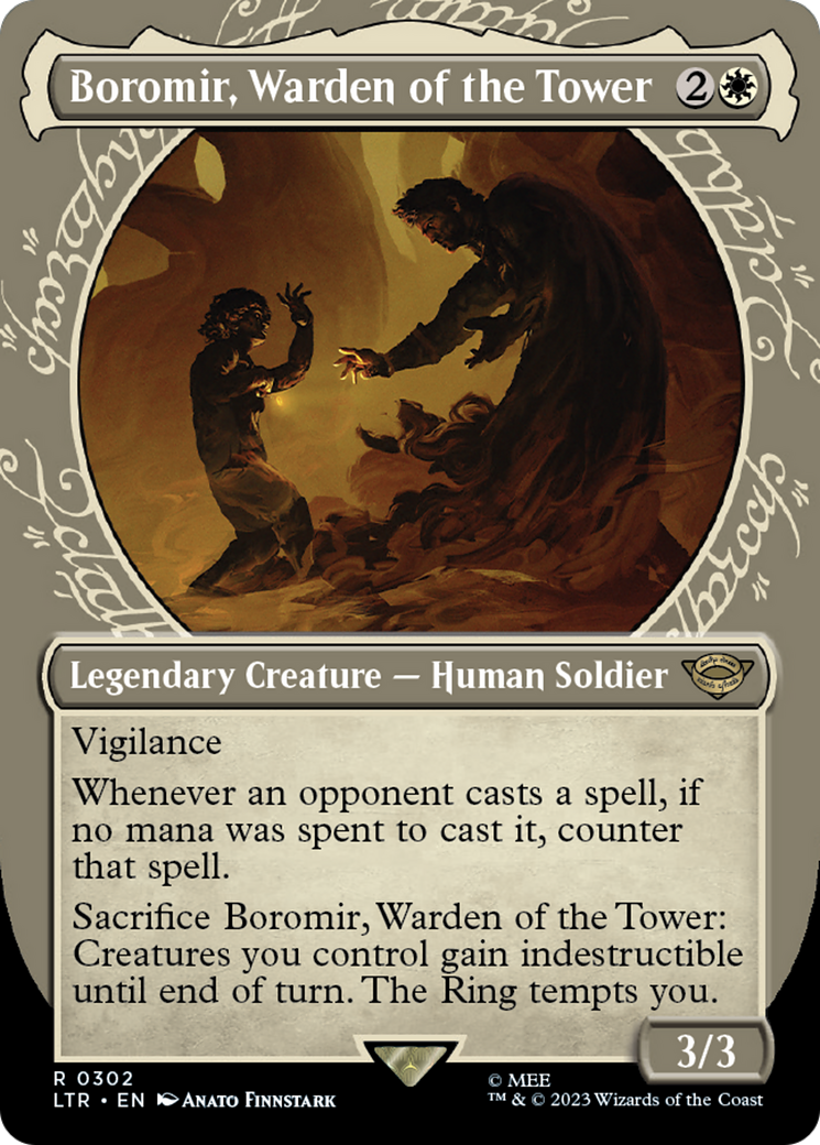 Boromir, Warden of the Tower (Showcase Ring Frame) [The Lord of the Rings: Tales of Middle-Earth] | Lots Moore NSW