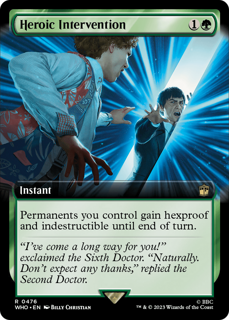 Heroic Intervention (Extended Art) [Doctor Who] | Lots Moore NSW