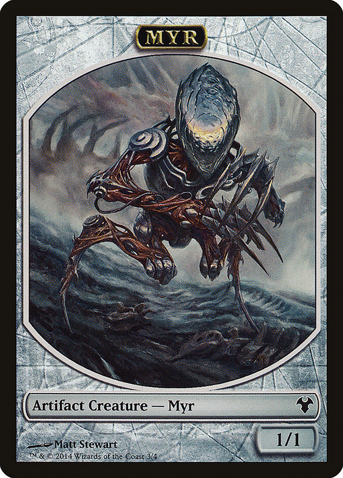 Myr // Spirit Double-Sided Token [Modern Event Deck 2014 Tokens] | Lots Moore NSW