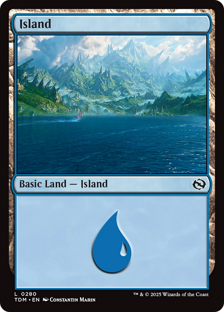 Island (0280) [Tarkir: Dragonstorm] | Lots Moore NSW