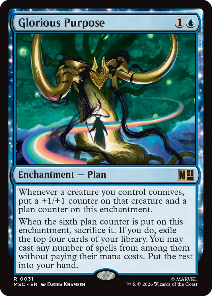 Glorious Purpose (Surge Foil) [Marvel Super Heroes Commander] | Lots Moore NSW