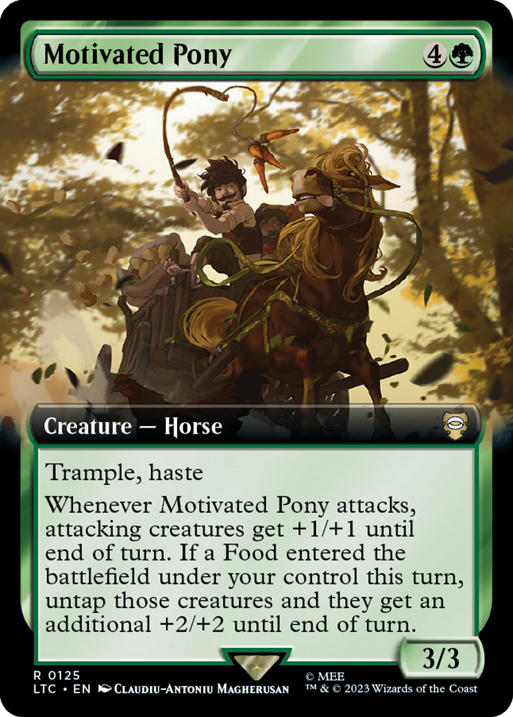 Motivated Pony (Extended Art) [The Lord of the Rings: Tales of Middle-Earth Commander] | Lots Moore NSW