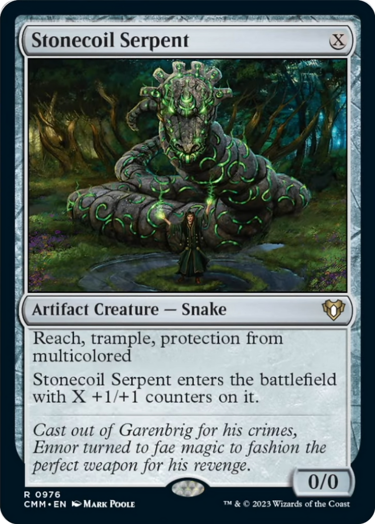 Stonecoil Serpent [Commander Masters] | Lots Moore NSW