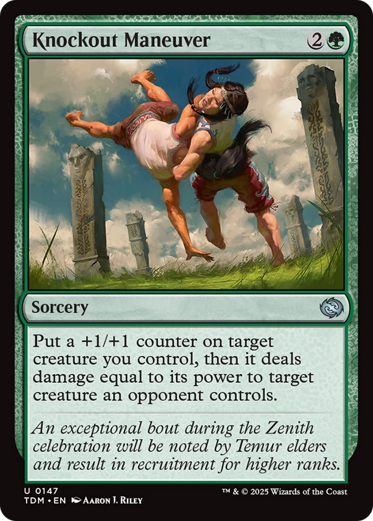 Knockout Maneuver [Tarkir: Dragonstorm] | Lots Moore NSW