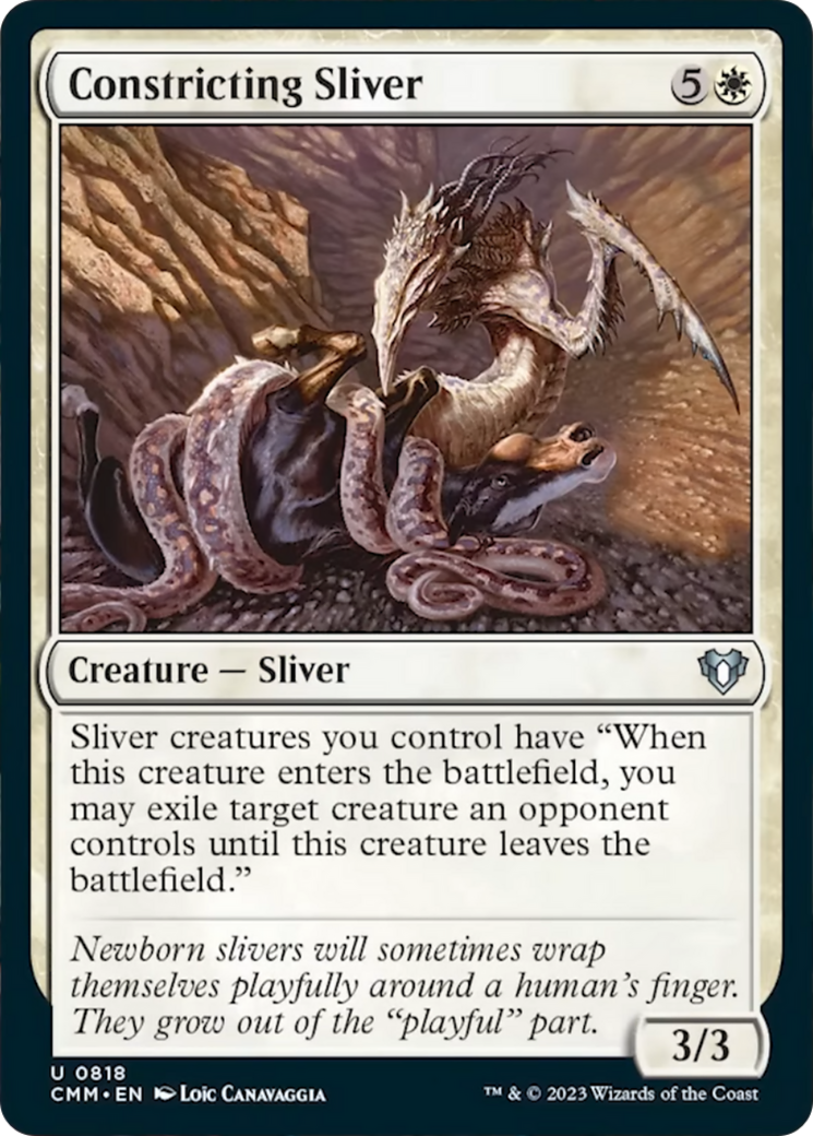 Constricting Sliver [Commander Masters] | Lots Moore NSW