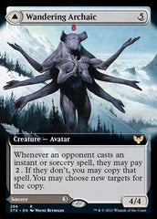 Wandering Archaic // Explore the Vastlands (Extended Art) [Strixhaven: School of Mages] | Lots Moore NSW