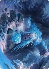 Icehide Troll Art Card [Kaldheim Art Series] | Lots Moore NSW