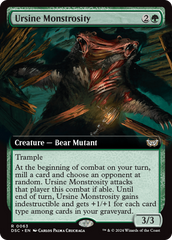 Ursine Monstrosity (Extended Art) [Duskmourn: House of Horror Commander] | Lots Moore NSW