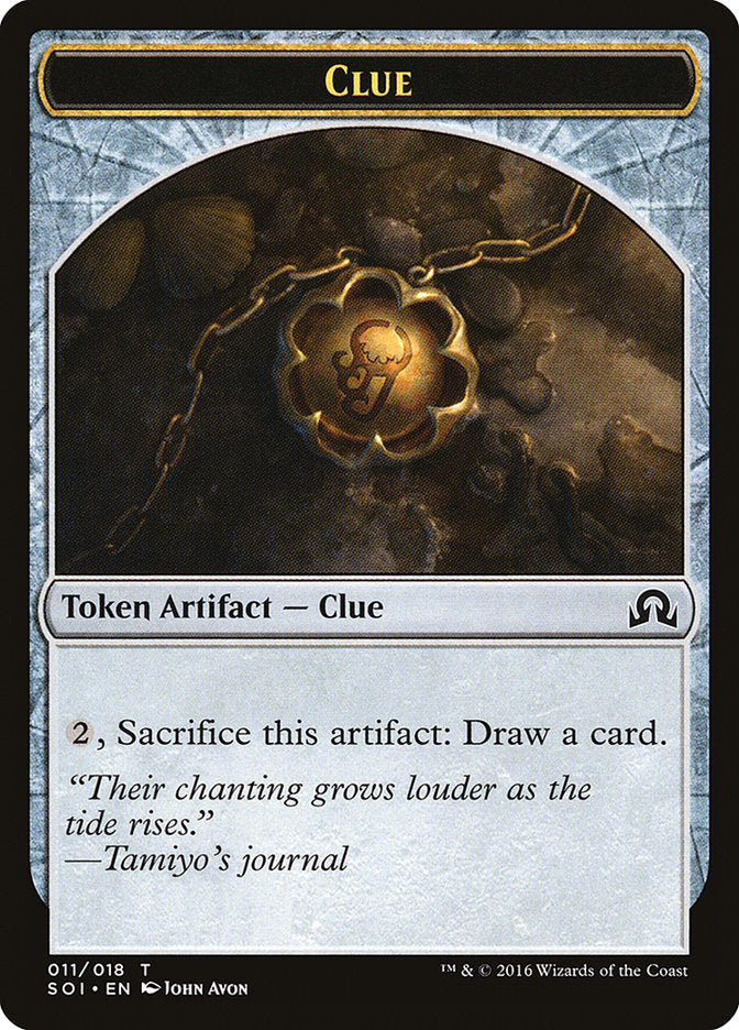 Clue Token (011/018) [Shadows over Innistrad Tokens] | Lots Moore NSW