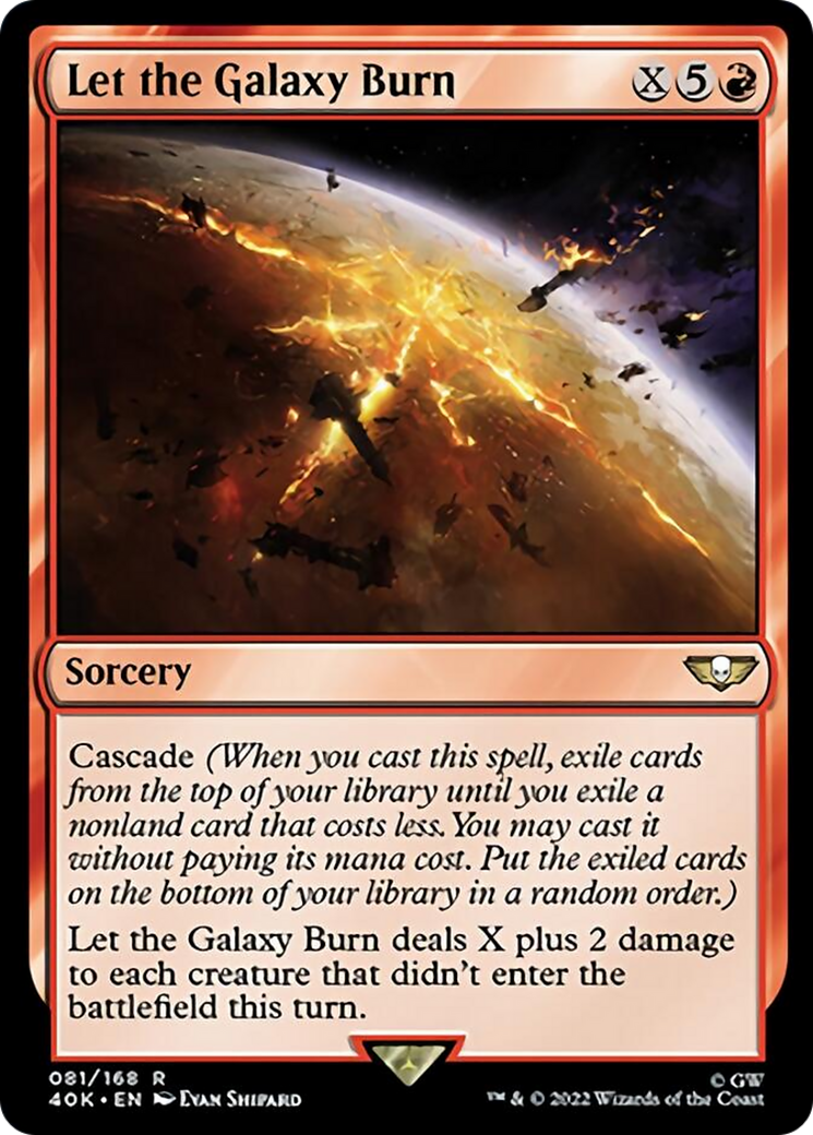 Let the Galaxy Burn (Surge Foil) [Warhammer 40,000] | Lots Moore NSW