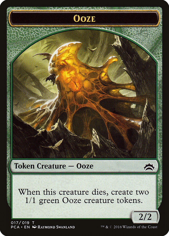 Ooze (016) // Ooze (017) Double-Sided Token [Planechase Anthology Tokens] | Lots Moore NSW