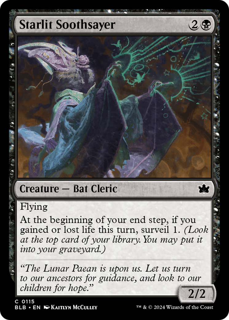 Starlit Soothsayer [Bloomburrow] | Lots Moore NSW