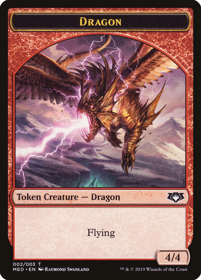 Dragon Token [Mythic Edition Tokens] | Lots Moore NSW