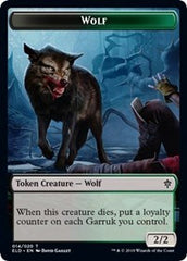 Wolf // Food (15) Double-Sided Token [Throne of Eldraine Tokens] | Lots Moore NSW