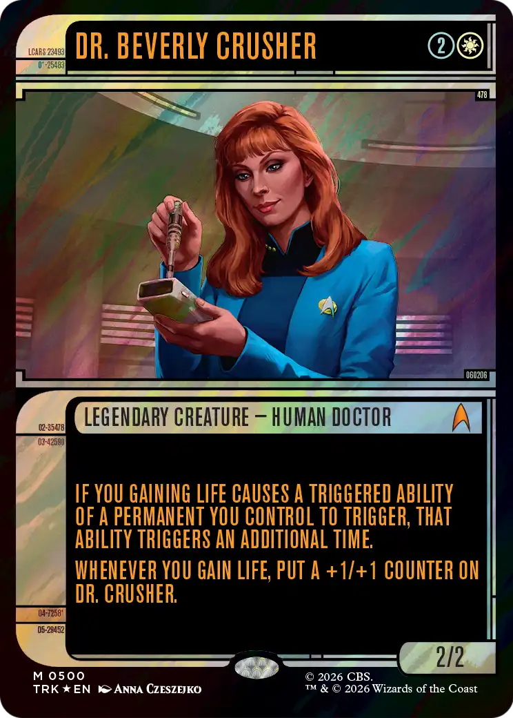 Dr. Beverly Crusher (Showcase) (Surge Foil) [Star Trek] | Lots Moore NSW