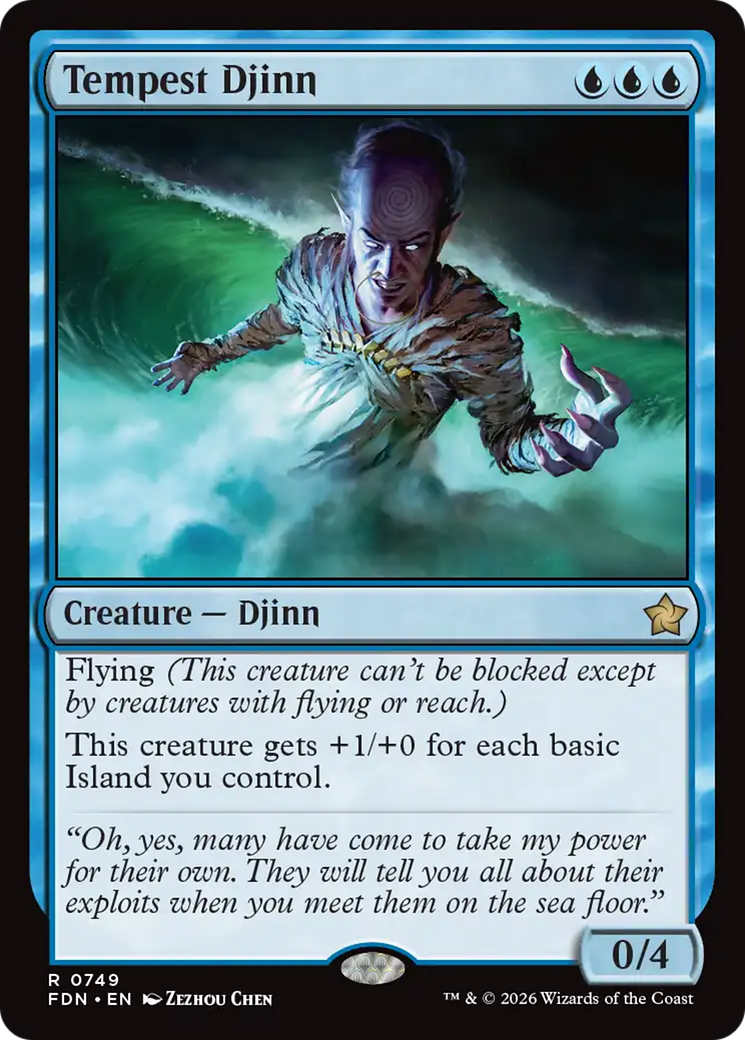 Tempest Djinn (0749) [Foundations] | Lots Moore NSW