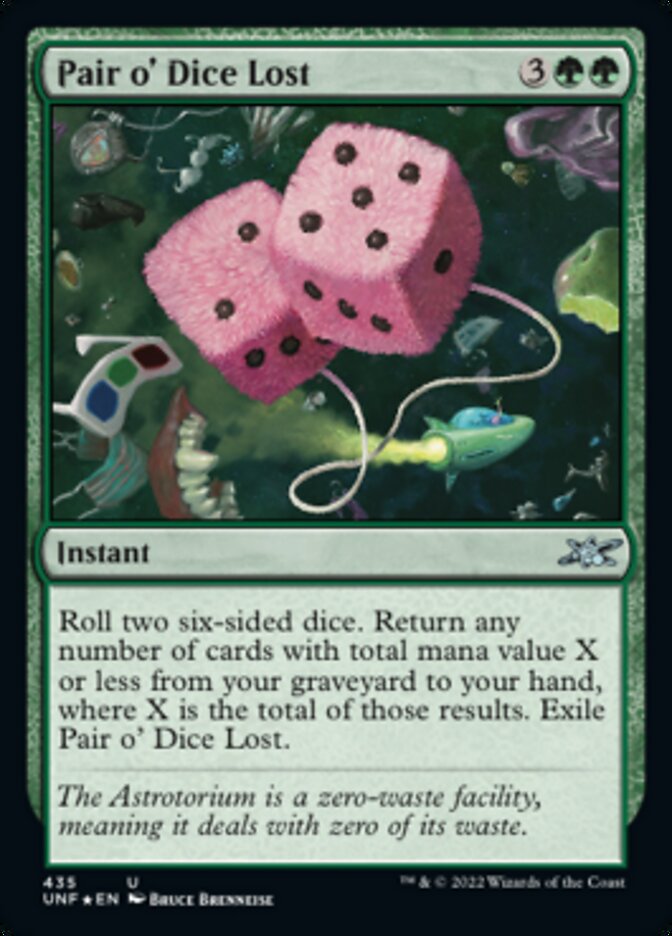 Pair o' Dice Lost (Galaxy Foil) [Unfinity] | Lots Moore NSW