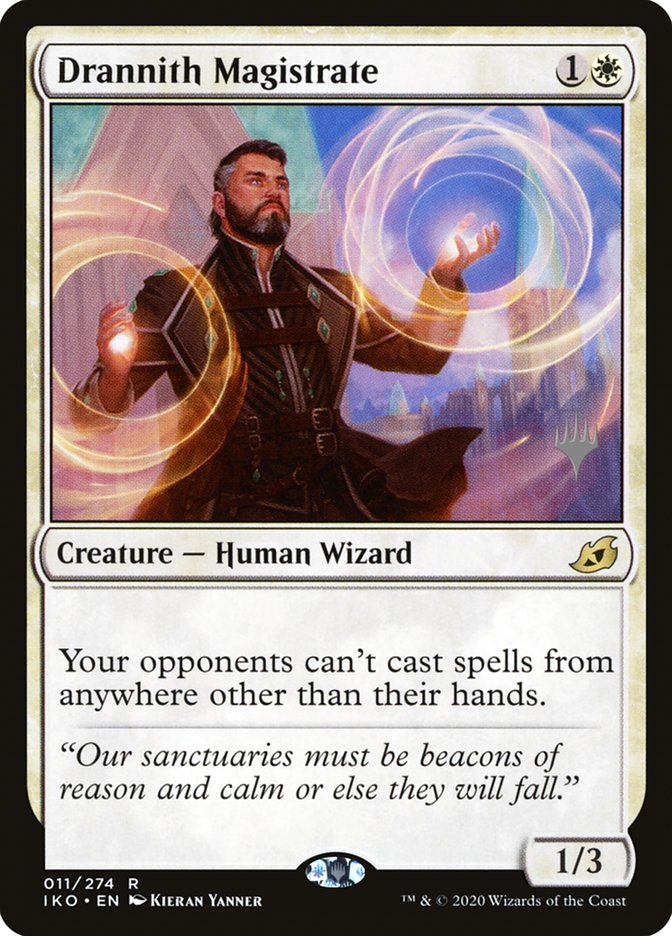 Drannith Magistrate (Promo Pack) [Ikoria: Lair of Behemoths Promos] | Lots Moore NSW