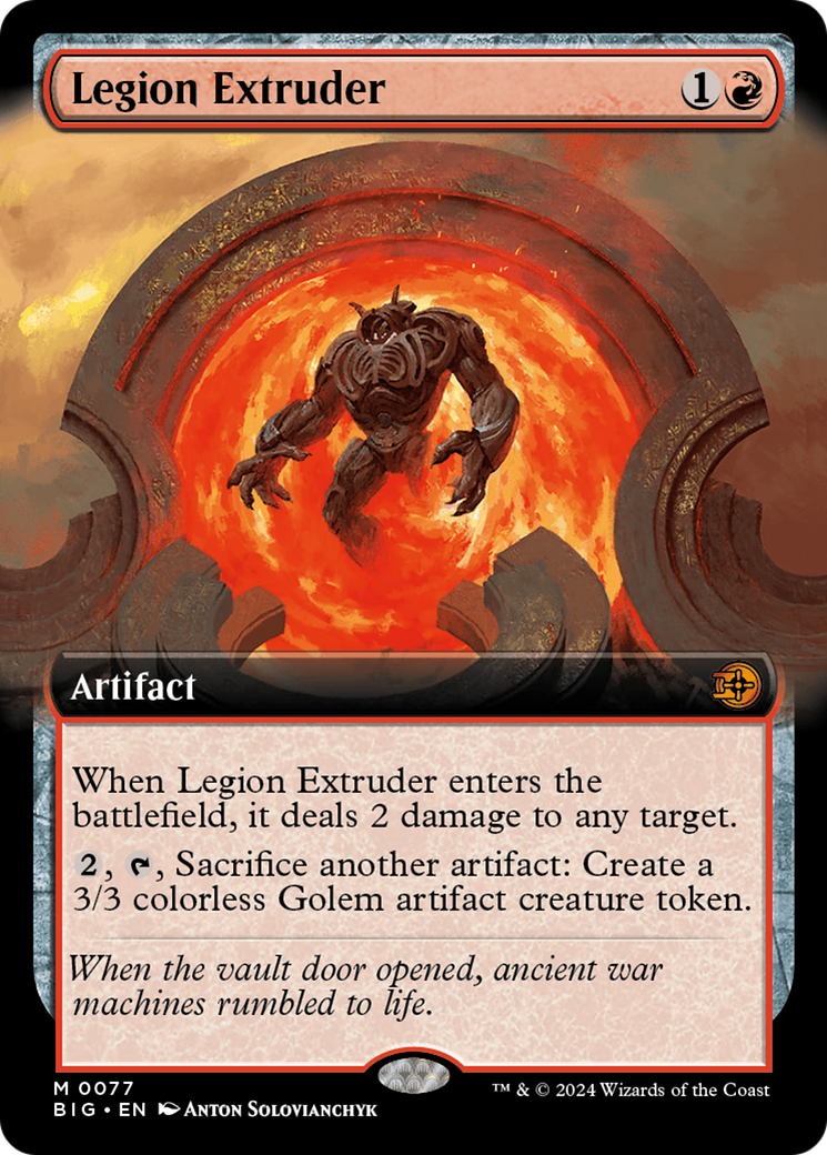 Legion Extruder (Extended Art) [Outlaws of Thunder Junction: The Big Score] | Lots Moore NSW