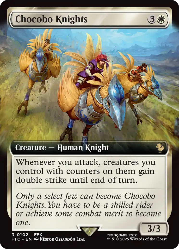Chocobo Knights (Extended Art) [FINAL FANTASY Commander] | Lots Moore NSW