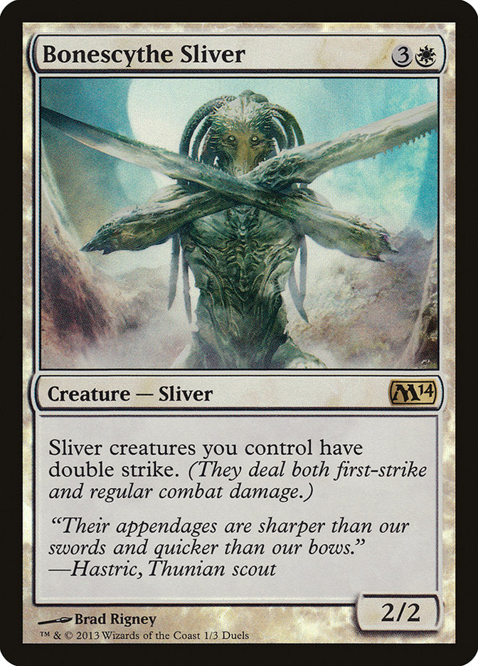 Bonescythe Sliver (Duels of the Planeswalkers Promos) [Duels of the Planeswalkers Promos 2013] | Lots Moore NSW