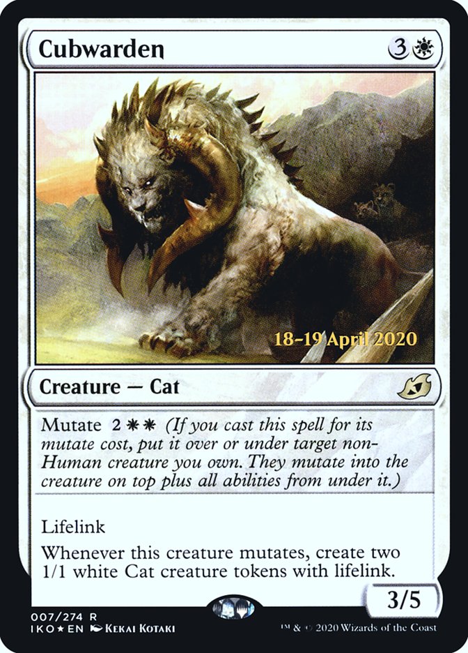 Cubwarden [Ikoria: Lair of Behemoths Prerelease Promos] | Lots Moore NSW