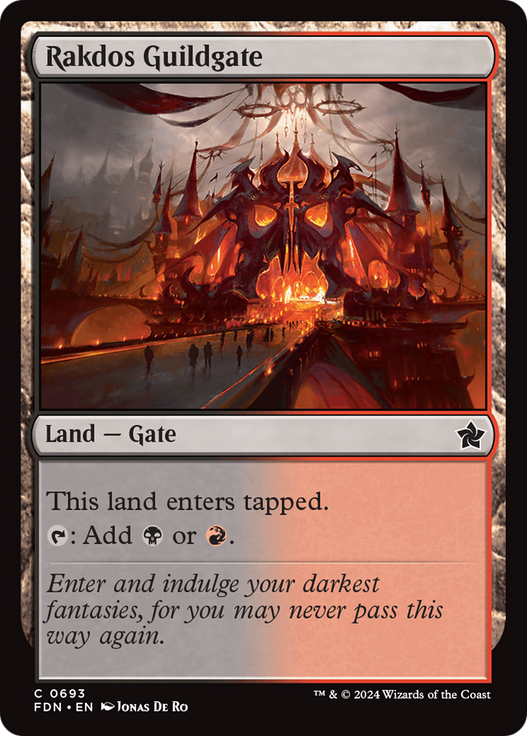 Rakdos Guildgate [Foundations] | Lots Moore NSW