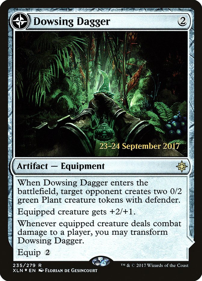 Dowsing Dagger // Lost Vale [Ixalan Prerelease Promos] | Lots Moore NSW