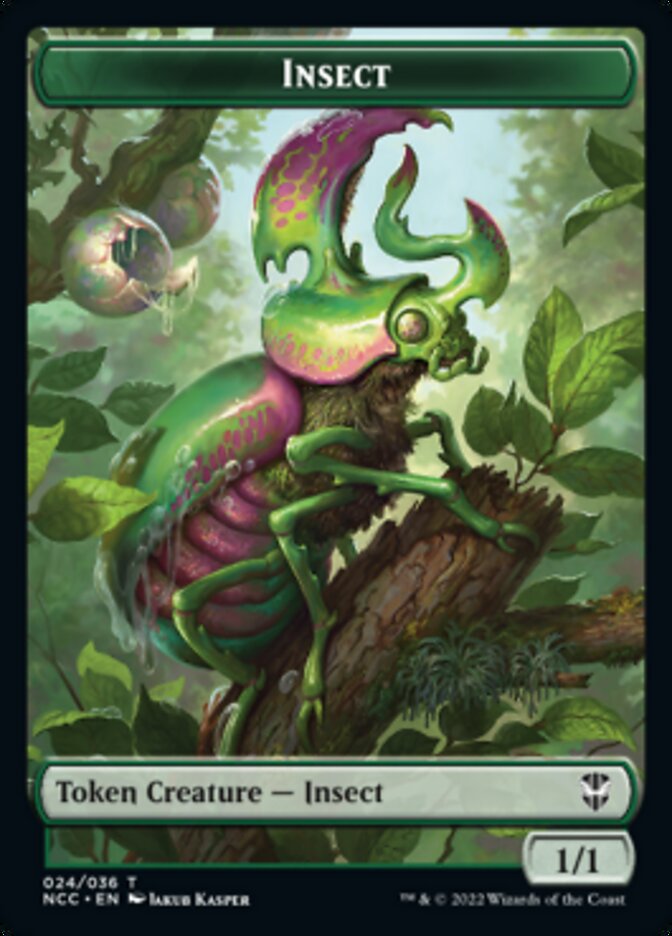 Ogre // Insect Double-Sided Token [Streets of New Capenna Commander Tokens] | Lots Moore NSW