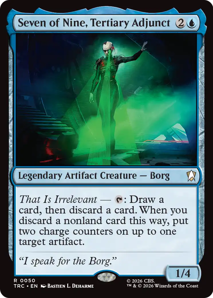 Seven of Nine, Tertiary Adjunct (Surge Foil) [Star Trek Commander] | Lots Moore NSW