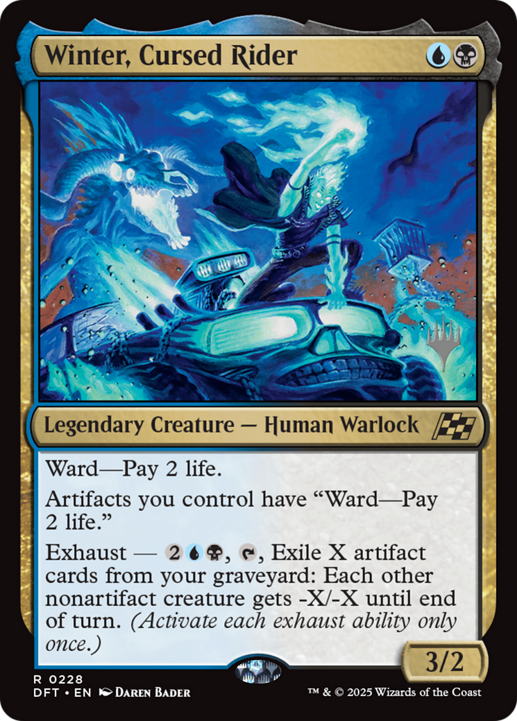 Winter, Cursed Rider (Promo Pack) [Aetherdrift Promos] | Lots Moore NSW