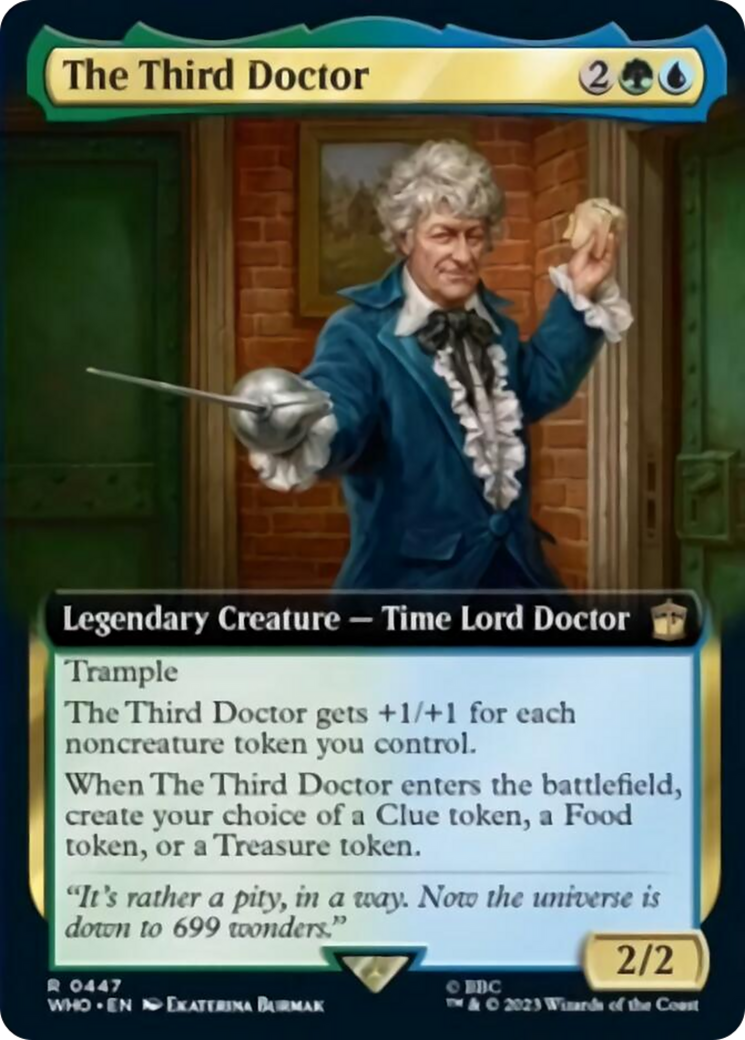 The Third Doctor (Extended Art) [Doctor Who] | Lots Moore NSW