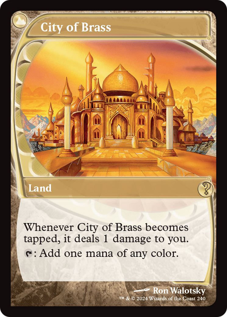 City of Brass (Future Sight) [Mystery Booster 2] | Lots Moore NSW