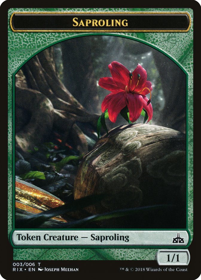 Saproling Token [Rivals of Ixalan Tokens] | Lots Moore NSW