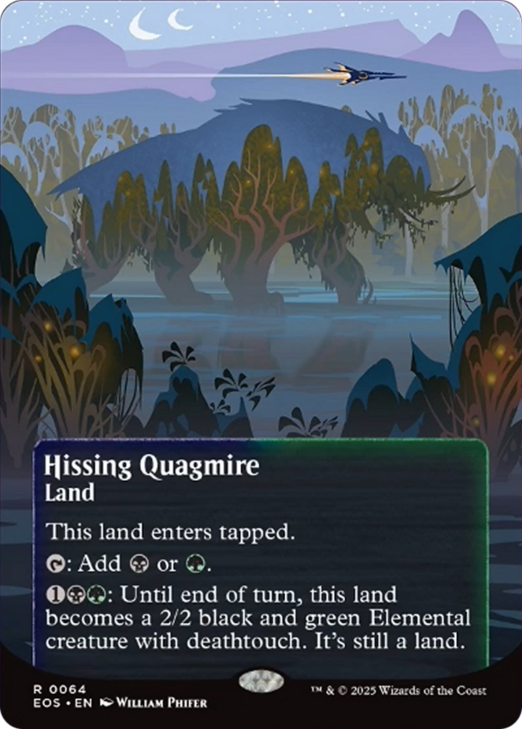 Hissing Quagmire (0064) (Borderless) [Edge of Eternities: Stellar Sights] | Lots Moore NSW