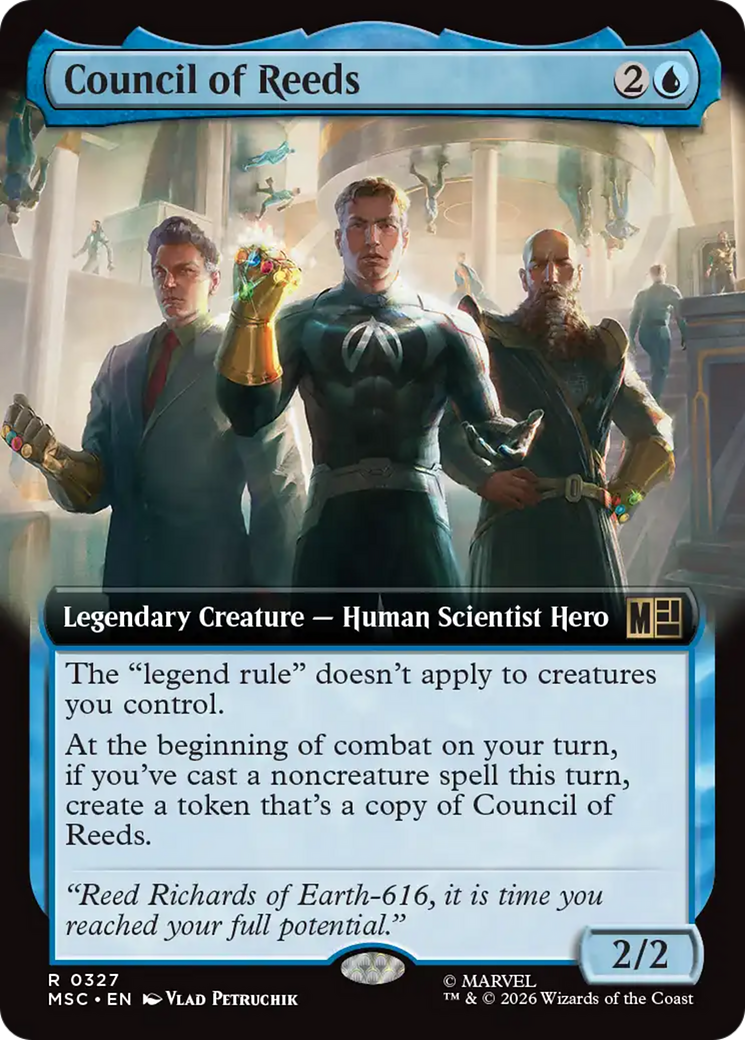 Council of Reeds (Extended Art) [Marvel Super Heroes Commander] | Lots Moore NSW