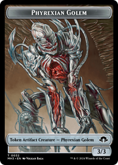 Servo // Phyrexian Golem Double-Sided Token [Modern Horizons 3 Tokens] | Lots Moore NSW