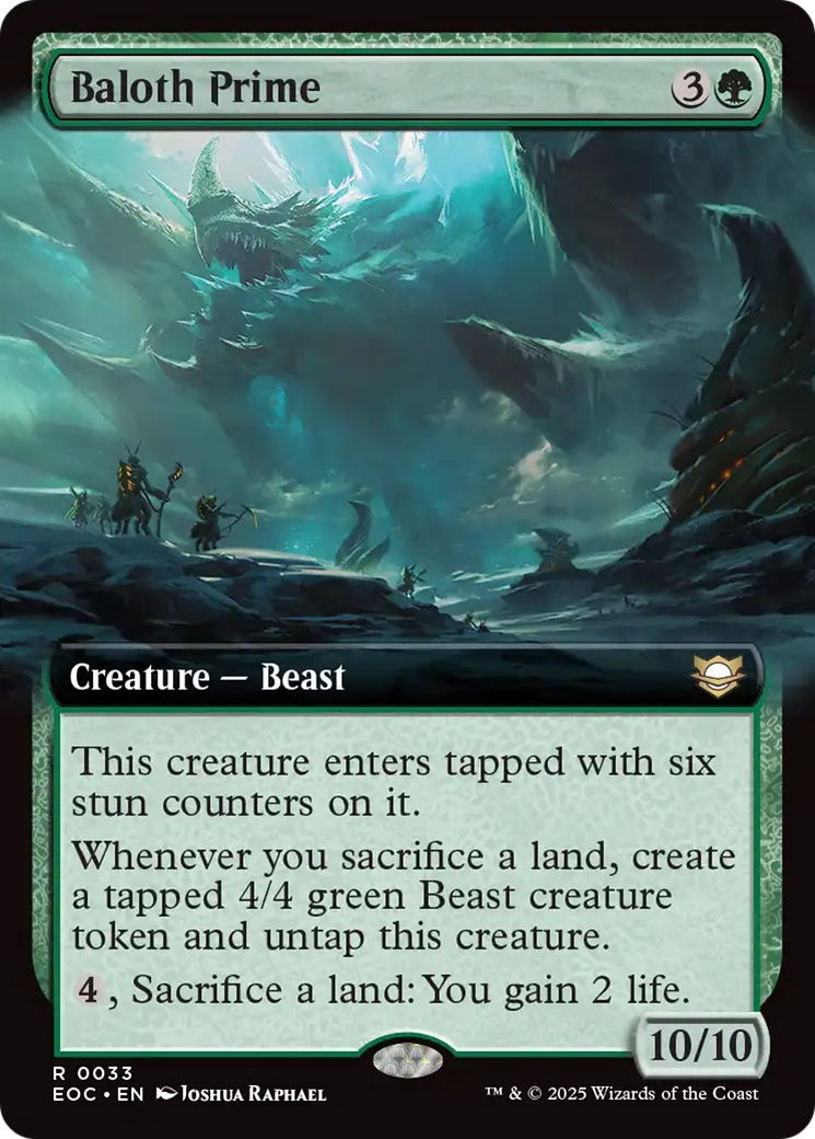 Baloth Prime (Extended Art) [Edge of Eternities Commander] | Lots Moore NSW