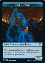 Dog Illusion // Guenhwyvar Double-Sided Token [Dungeons & Dragons: Adventures in the Forgotten Realms Tokens] | Lots Moore NSW