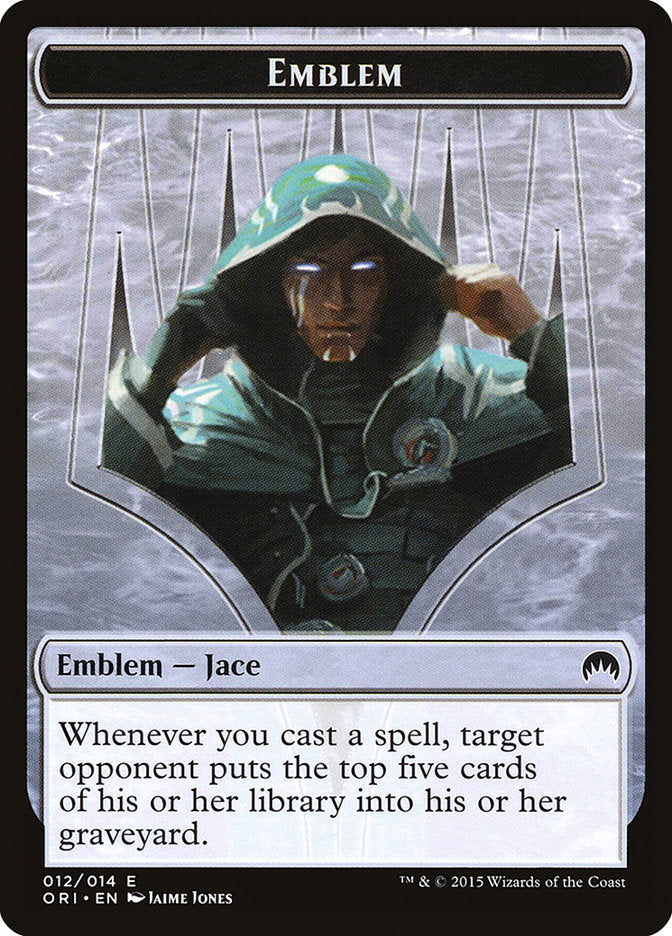 Jace, Telepath Unbound Emblem [Magic Origins Tokens] | Lots Moore NSW