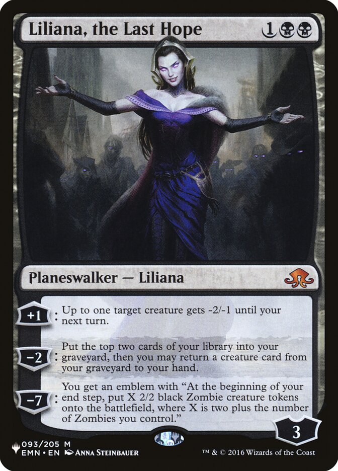 Liliana, the Last Hope [The List] | Lots Moore NSW