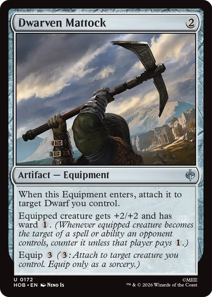 Dwarven Mattock [The Hobbit] | Lots Moore NSW
