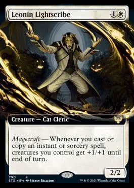 Leonin Lightscribe (Extended Art) [Strixhaven: School of Mages] | Lots Moore NSW