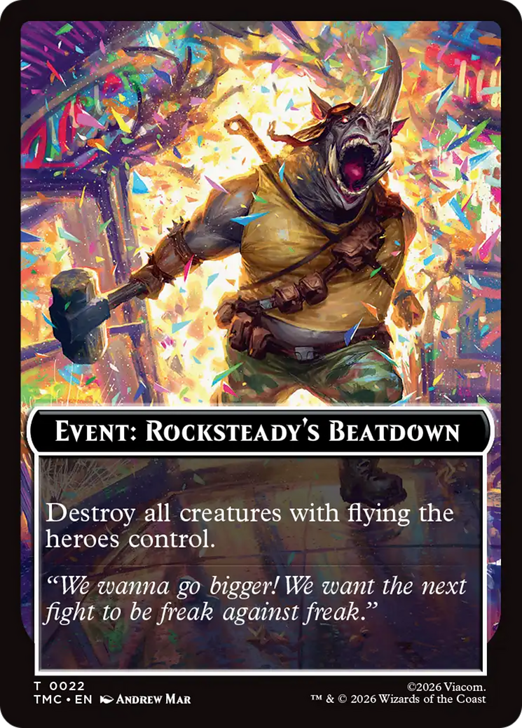 Event: Rocksteady's Beatdown [Teenage Mutant Ninja Turtles Commander Tokens] | Lots Moore NSW