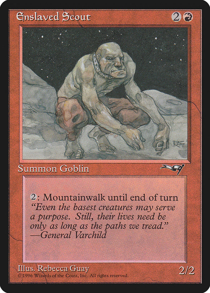 Enslaved Scout (Crouching) [Alliances] | Lots Moore NSW