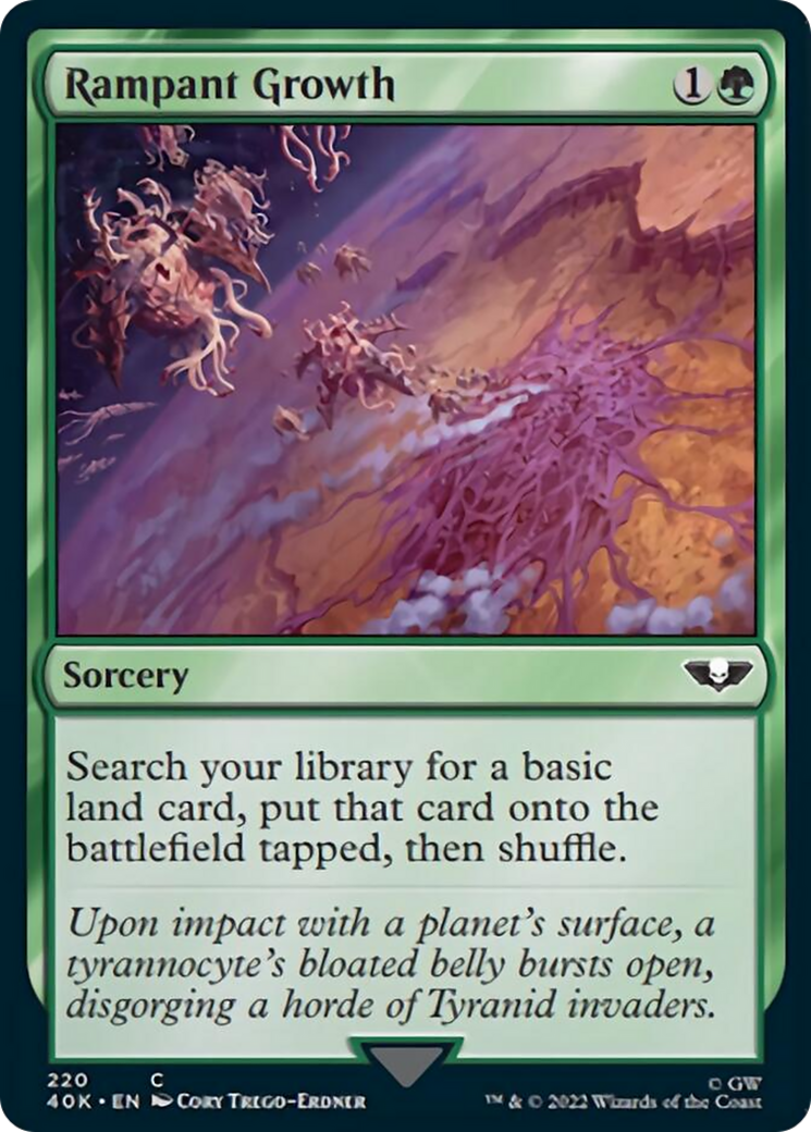 Rampant Growth (Surge Foil) [Warhammer 40,000] | Lots Moore NSW