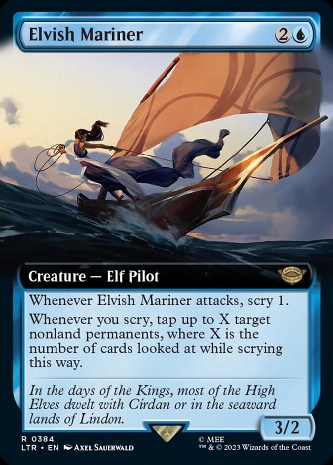 Elvish Mariner (Extended Art) [The Lord of the Rings: Tales of Middle-Earth] | Lots Moore NSW